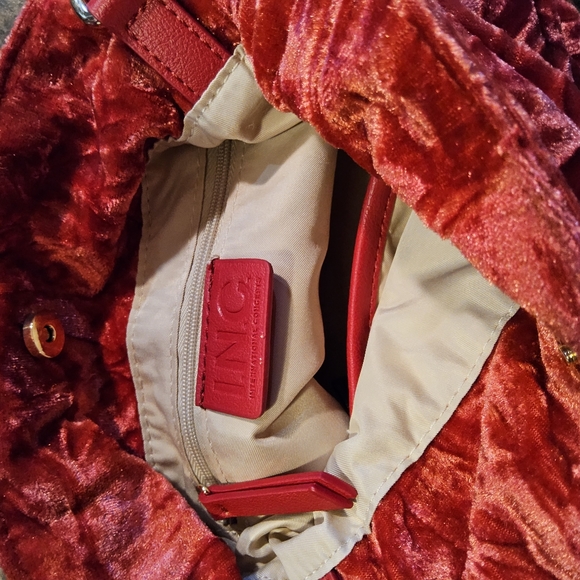 Inc red velvet purse - Picture 6 of 8